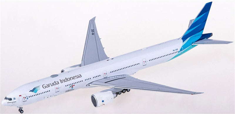 NG Models Garuda Indonesia Boeing 777-300ER PK-GIE 1:400 Diecast Model view 1