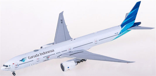 NG Models Garuda Indonesia Boeing 777-300ER PK-GIE 1:400 Diecast Model view 1