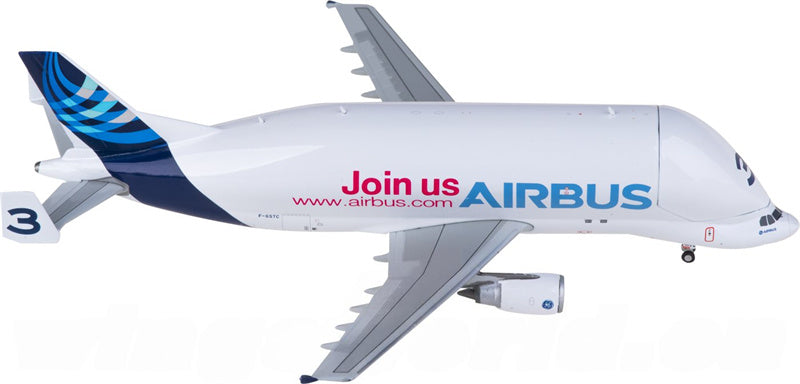 JC Wings Airbus A300-600ST F-GSTC Beluga 3 1:400 Diecast Model view 2