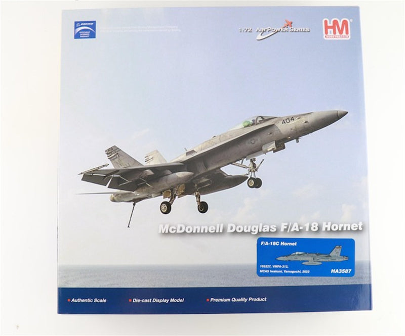 HOBBY MASTER F/A-18C Hornet 165227/312 VMFA-312 MCAS Iwakuni Yamaguchi 2022 1:72 Aircraft Pre-built Model