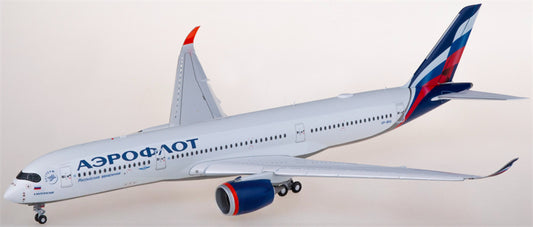 JC Wings Aeroflot for Airbus A350-900XWB VP-BXA Flaps Down 1:200 Airplane Pre-built Airliner Model Display