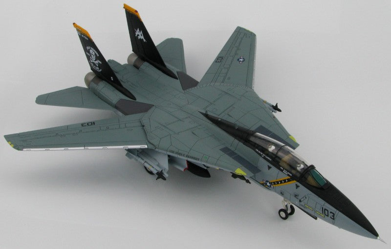 HOBBY MASTER US Navy F-14B VF-103 Jolly Rogers 1:72 Model 2004 USS J. F. Kennedy 60th Anniversary AA103 / 163217