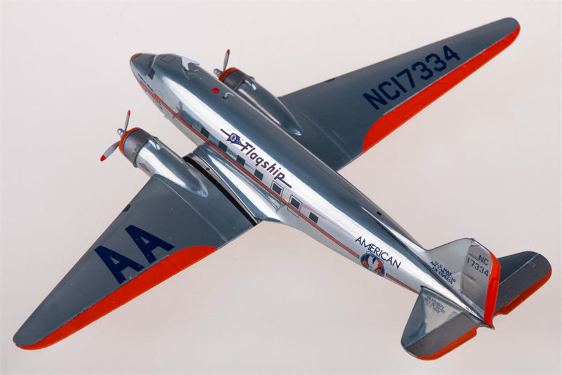 JC Wings American Airlines Douglas DC-3 NC17334 1:200 Diecast Model view 2