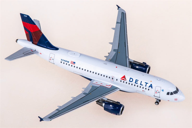 NG Models 1:400 Delta Air Lines Airbus A319 N348NB Diecast Model view 3