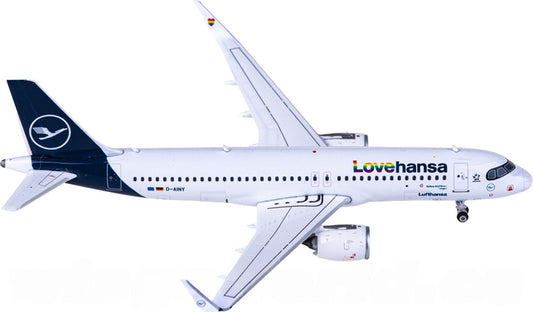 Phoenix Lufthansa Airbus A320neo D-AINY 1:400 Diecast Model view 1
