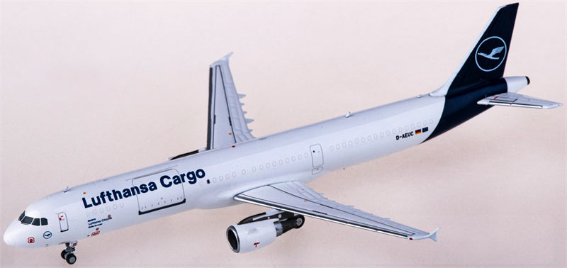 NG Models Lufthansa Cargo Airbus A321 D-AEUC 1:400 Diecast Model view 1