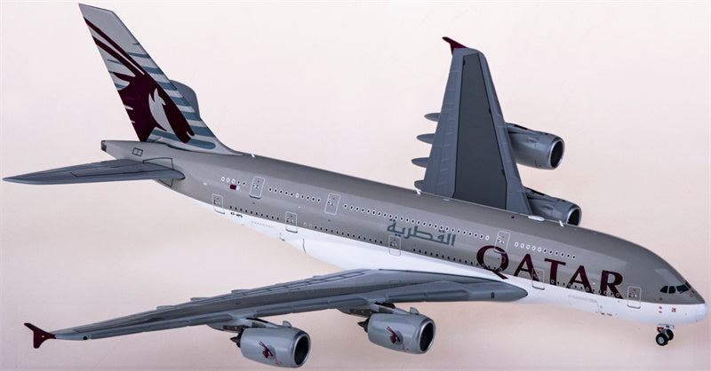 JC Wings Qatar for Airbus A380 A7-APG 1:400 Airplane Pre-built  Airliner Model Display