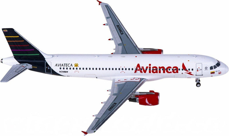 NG Models Avianca Airbus A320 N398AV 1:400 Diecast Model view 3