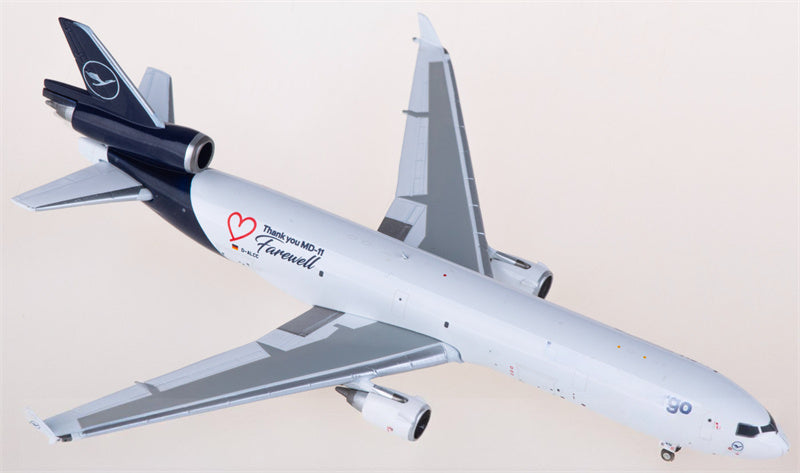 Geminijets Lufthansa Cargo for McDonnell Douglas MD-11F D-ALCC 1:400 Airplane Pre-built  Airliner Model Display
