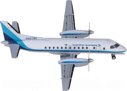 Geminijets Eastern Express Saab 340A N407BH 1:400 Diecast Model view 1