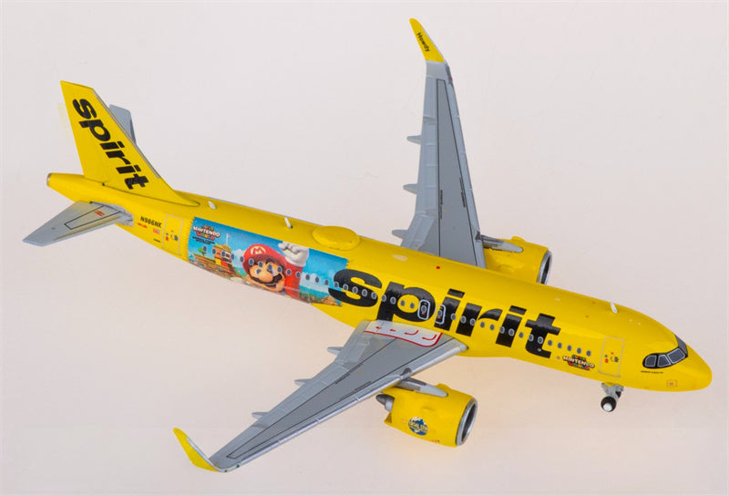 JC Wings Spirit Airlines Airbus A320neo N986NK 1:400 Aircraft Pre-built  Airliner Model DisplayJC Wings Spirit Airlines Airbus A320neo N986NK 1:400 Aircraft Pre-built  Airliner Model Display