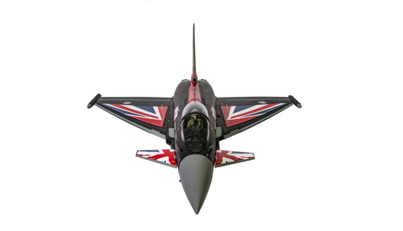 CORGI Eurofighter Typhoon FGR4 Blackjack RAF Coningsby 2022 RAF Typhoon Display 1:48 Airplane Pre-built Model