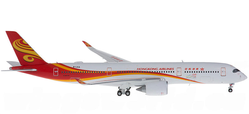 JC Wings HongKong Airlines Airbus A350-900 B-LGA 1:400 Diecast Model view 2