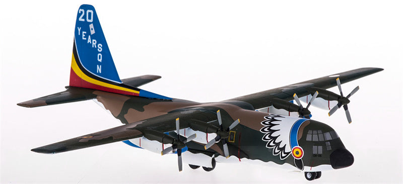 Hogan Belgian Air Component Lockheed C-130 Hercules 20 Years 1:200 Diecast Model view 2