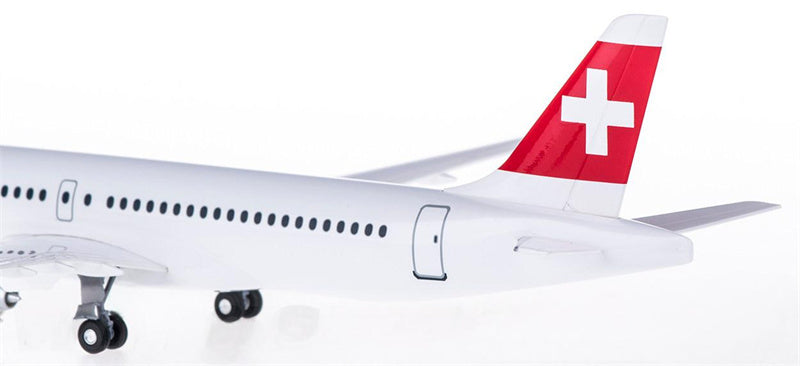 Hogan Swiss for Bombardier CS300 1:200 Aircraft Pre-built  Airliner Model Display