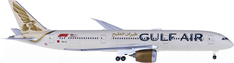 Herpa Gulf Air Boeing 787-9 Dreamliner A9C-FA 1:500 Diecast Model view 3