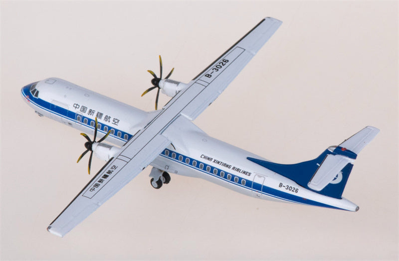 Yu China Xinjiang Airlines ATR-72 B-3026 1:400 Diecast Model view 1