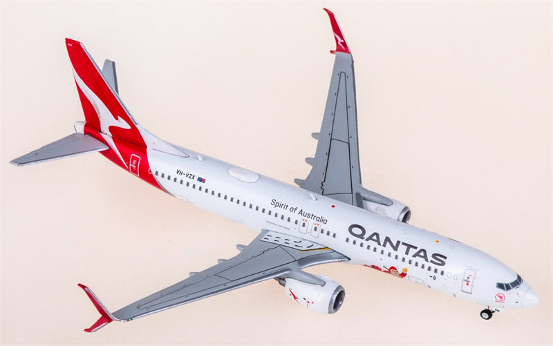 JC Wings 1:400 Qantas Boeing 737-800 VH-VZX Diecast Model view 4