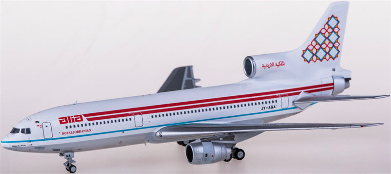 NG Models Royal Jordanian Airlines for Lockheed L-1011-500 JY-AGA 1:400 Aircraft Pre-built  Airliner Model Display