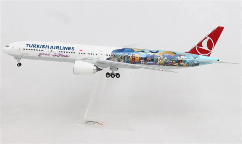 Herpa 1:200 Turkish Airlines Boeing 777-300ER TC-JJU  ABS Model