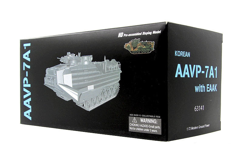 DRAGON Korean AAVP-7A1  Assault Amphibious Vehicle with EAAK 1:72 Tank Pre-built Model