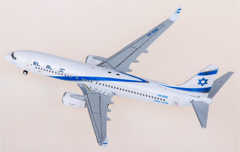 Geminijets 1:400 El Al Boeing 737-800W 4X-EKK Model