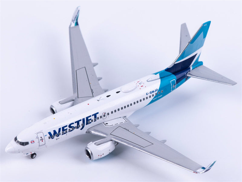 Geminijets WestJet Boeing 737-700W C-GWJO 1:400 Diecast Model view 4