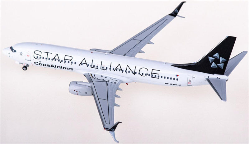 NG Models Copa Airlines Boeing 737-800 HP-1830CMP Star Alliance 1:400 Diecast Model view 4