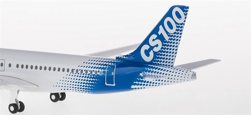 Hogan Bombardier CS100 House Colour 1:200 Aircraft Pre-built  Airliner Model Display
