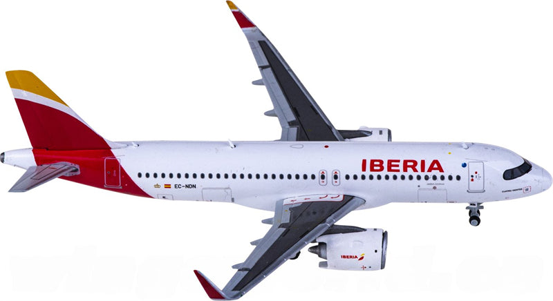 JC Wings Iberia for Airbus A320neo EC-NDN 1:400 Airplane Pre-built Airliner Model Display