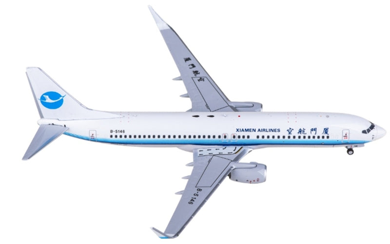 NG Models Xiamen Airlines for Boeing 737-800 B-5146 1:400 Aircraft Pre-built  Airliner Model Display