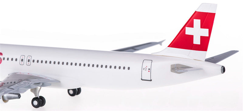 Hogan 1:200 Swiss Airbus A320 Snap-fit ABS Model view 4