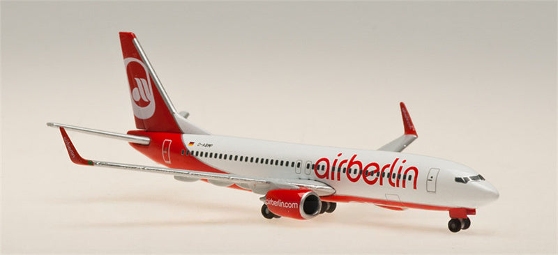 Herpa airberlin for Boeing 737-800 D-ABMP 1:500 Airplane Pre-built  Airliner Model Display
