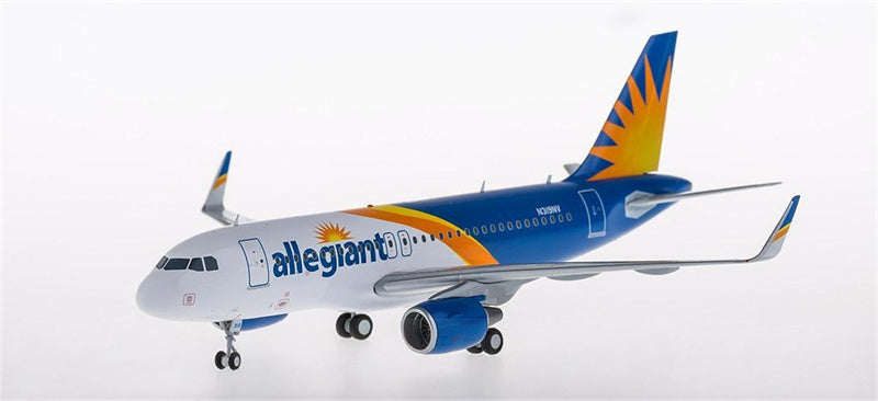 Geminijets Allegiant for Airbus A319 N319NV 1:200 Airplane Pre-built  Airliner Model Display