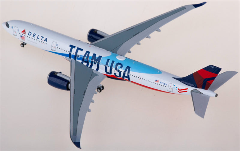 NG Models Delta Air Lines Airbus A330-900neo N411DX 1:400 Diecast Model view 3