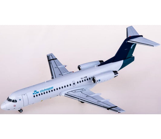 JC Wings KLM Fokker 70 PH-KZM 1:200 Aircraft Pre-built  Airliner Model Display