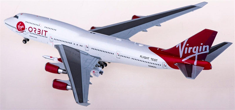 JC Wings Virgin Orbit Boeing 747-400 N744VG 1:400 Diecast Model view 2