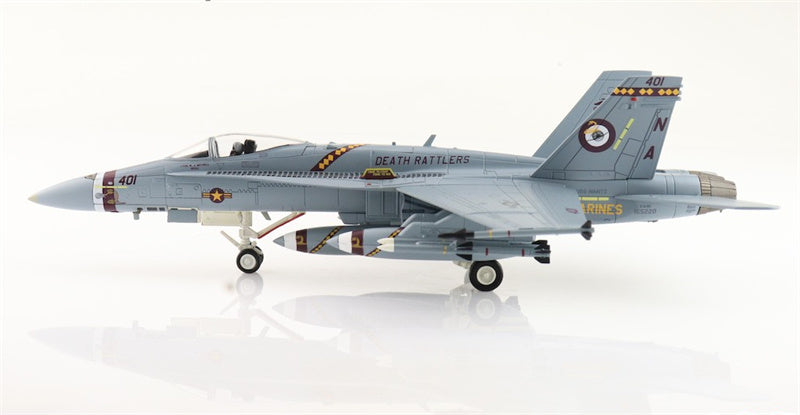 HOBBY MASTER F/A-18C Hornet Death Rattlers 165220NA-401 VMFA-323 US Marines 2021 1:72 Aircraft Pre-built Model