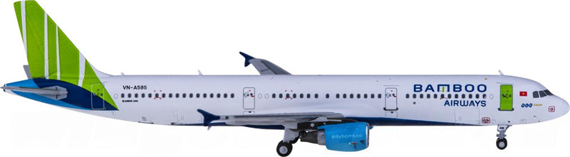 NG models Bamboo Airways Airbus A321 VN-A585 1:400 Diecast Model view 3