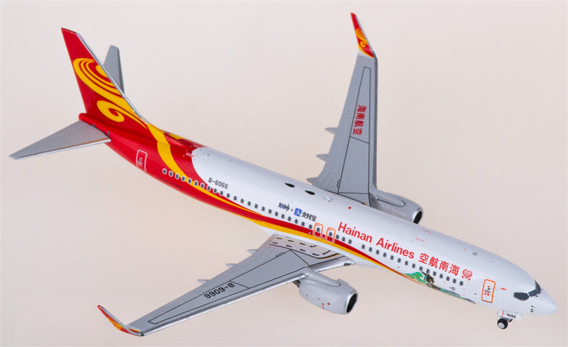 NG Models Hainan Airlines for Boeing 737-800 B-6066 1:400 Airplane Pre-built  Airliner Model Display