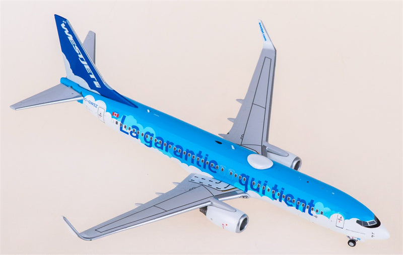 C WestJet Boeing 737-800 C-GWSZ 1:400 Diecast Model view 1