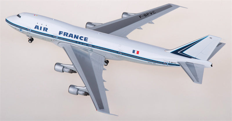 フェニックス製 エアフランス ボーイング747-100 F-BPVC 1:400スケール 飛行機組み立て済み旅客機モデル ディスプレイ