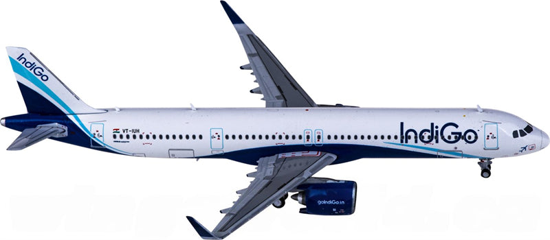 JC Wings IndiGo Airbus A321neo VT-IUH 1:400 Diecast Model view 1