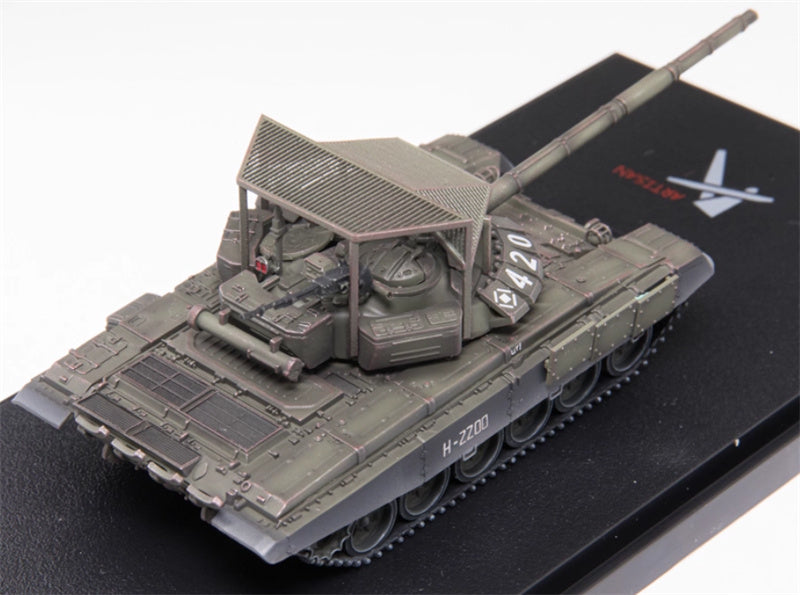ARTISAN Russian T-72B3 main battle tank anti drone roof 1:72 Tank Pre-built Model