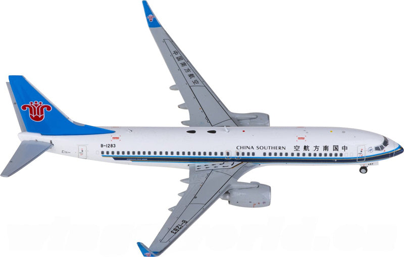 JC Wings China Southern Boeing 737-800 B-1283 1:400 Diecast Model view 3