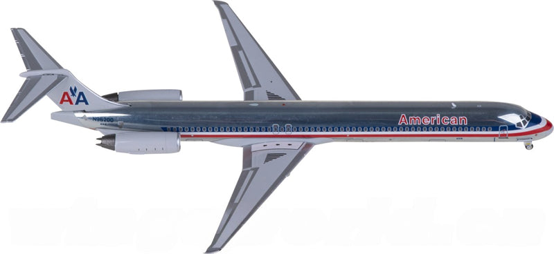 NG Models American Airlines McDonnell Douglas MD-83 N9620D 1:400 Diecast Model view 1