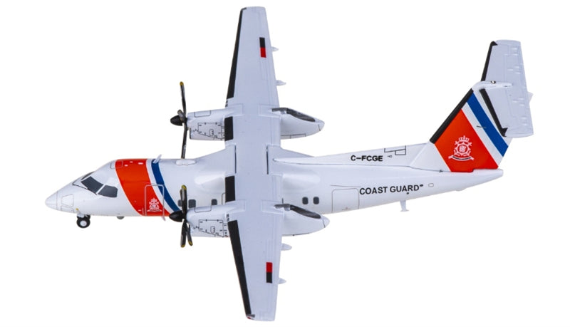 JC Wings Netherlands Coastguard Bombardier Dash 8 Q100 C-FCGE 1:200 Diecast Model view 1
