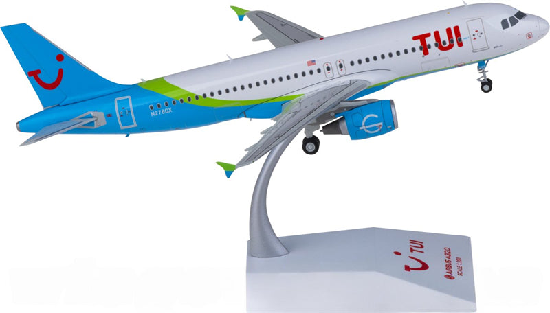 JC Wings TUI Airways for Airbus A320 N276GX 1:200 Airplane Pre-built Airliner Model Display