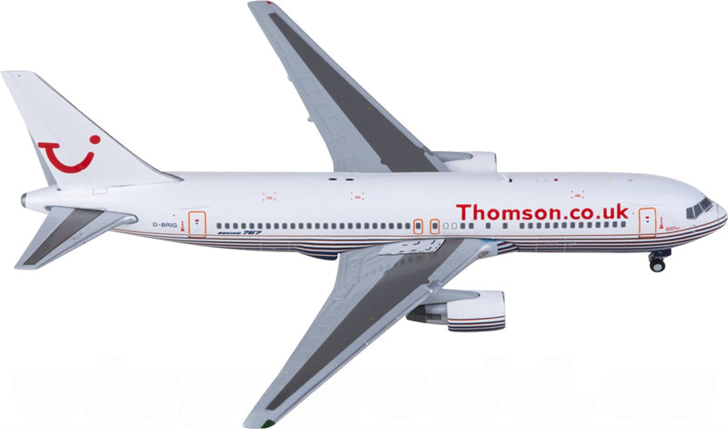 JC Wings Britannia Airways Boeing 767-200ER G-BRIG 1:400 Diecast Model view 1