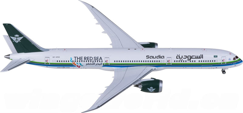 JC Wings Saudia Boeing 787-10 Dreamliner HZ-AR33 1:400 Diecast Model view 2